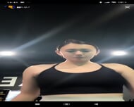 Tante cindo live gym memek nyeplak