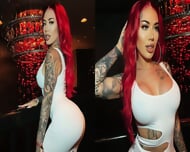 wife getting fucked in a club