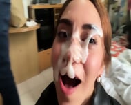 Artemis Carmona – Cumwalk/Cumshot Facials Compilation